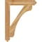 Ekena Millwork Legacy Arts & Crafts Rough Sawn Bracket, Western Red Cedar, 4"W x 26"D x 34"H BKT04X26X34LEC03RWR - alternate 3